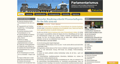 Desktop Screenshot of parlamentarismus.de