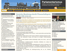 Tablet Screenshot of parlamentarismus.de